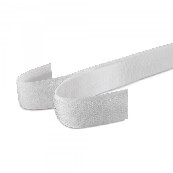 Cinta velcro 25m.x20mm.macho-hembra bl.