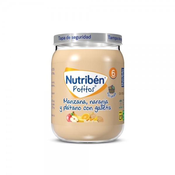 Nutriben Manzana Naranja Platano y Galleta 235 g
