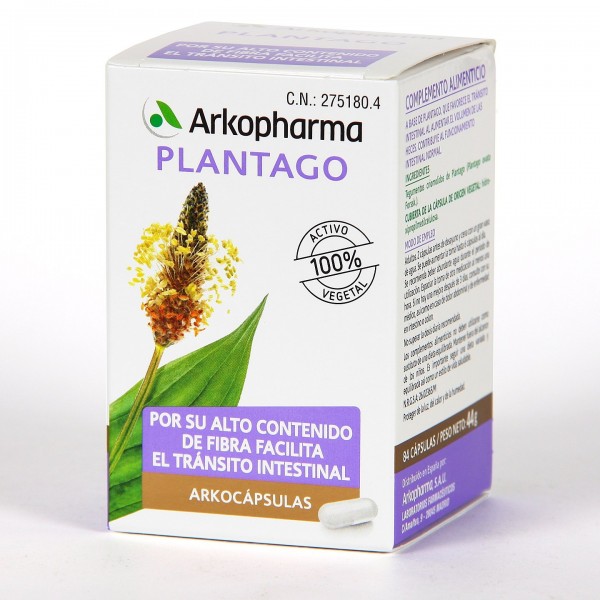 Arkopharma Arkocápsulas Plantago 84 Cápsulas
