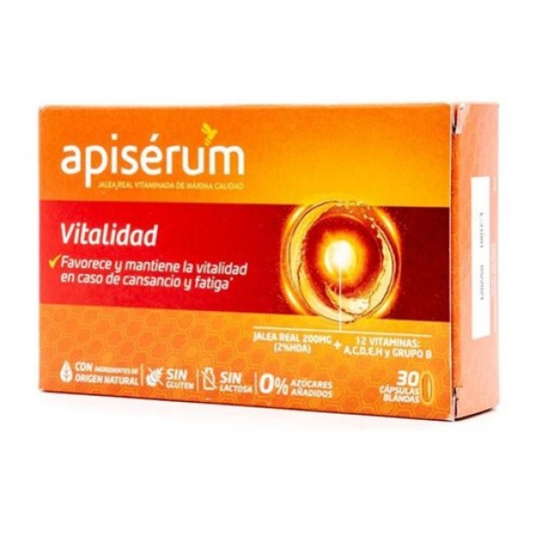 Apiserum Vitalidad 30 Cápsulas