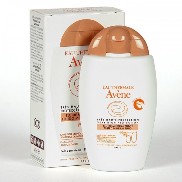 Avène Solar Fluido Mineral Spf50+ Color 40ml