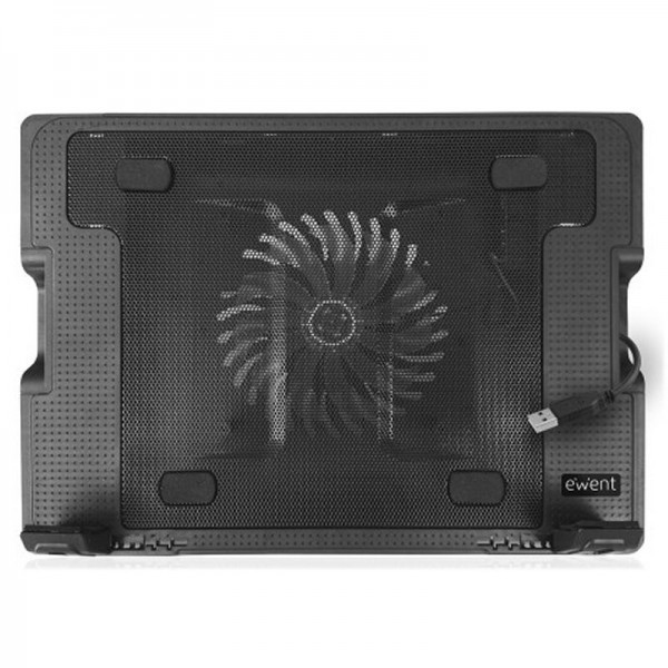 Ewent ew1258 soporte ventilador portatil 17"+2 usb