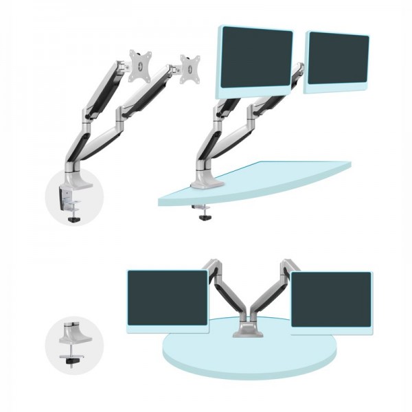 Tooq db3132tnr-s soporte mesa incl/gir 2brz 13-32"