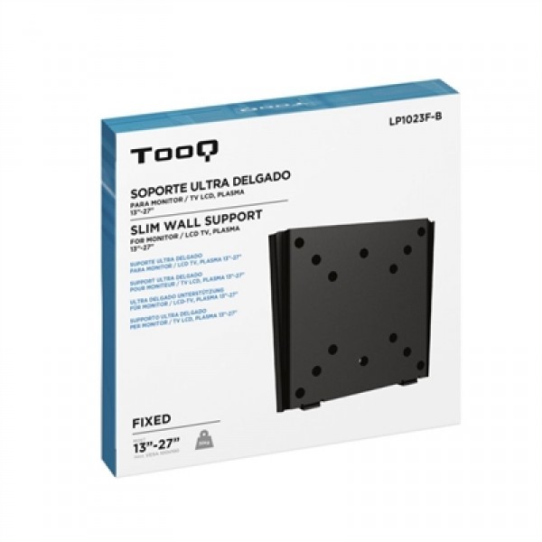 Tooq lp1023f-b soporte tv 13"-27" negro