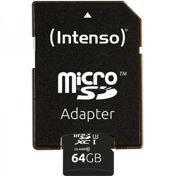 Intenso 3433490 micro sd uhs-i profesional 64gb