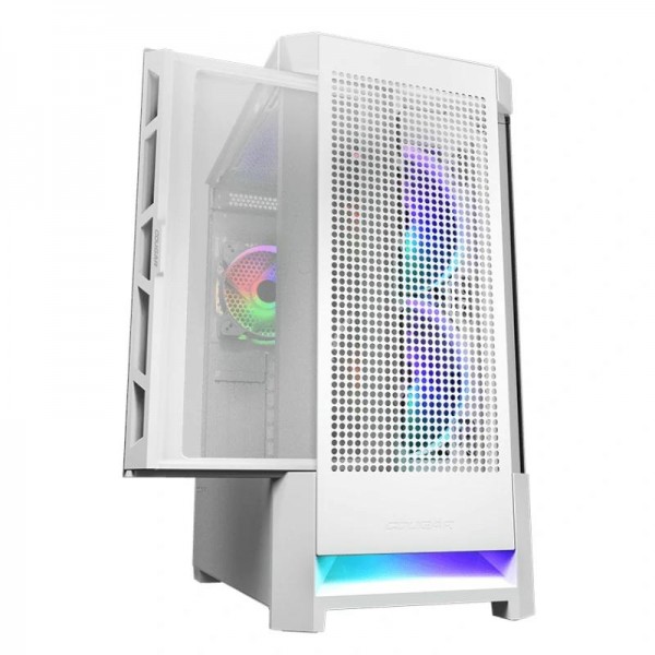 Cougar caja semitorre airface rgb white