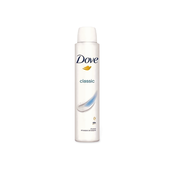 Dove classic desodorante sin alcohol 200ml vaporizador