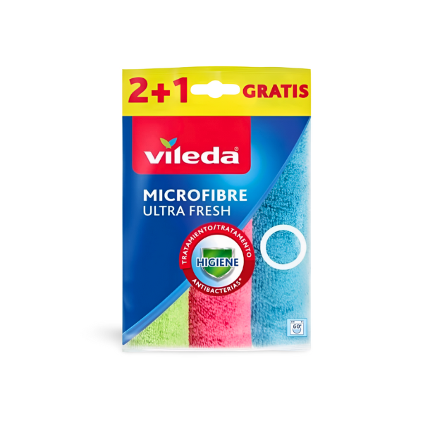 Vileda Bayeta Microfibra Ultra Fresh 2+1