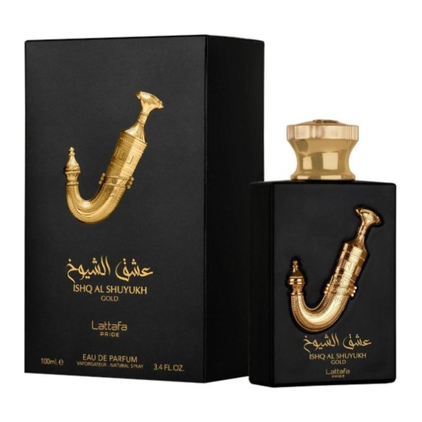 Lattafa ishq al shuyukh gold eau de parfum 100ml vaporizador