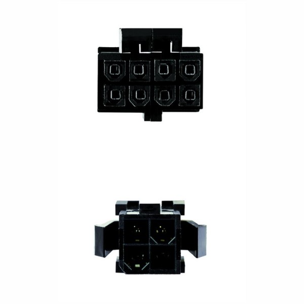 Nanocable cable alimentación 4pin/h-4+4pin/m, 15 c