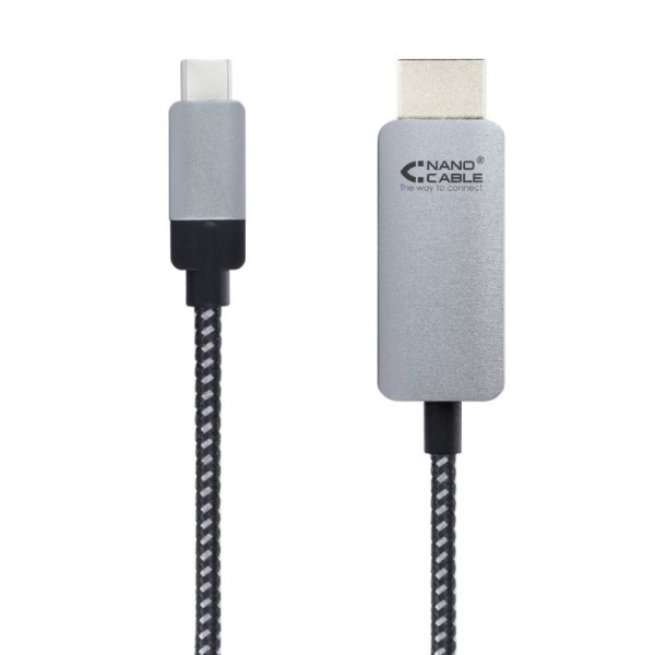 Nanocable cable conversor usb-c/m a hdmi/m 1.8 m
