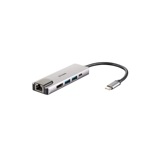 D-link dub-m520 hub usb-c hdmi/2usb 3.0/usb-c/ethe
