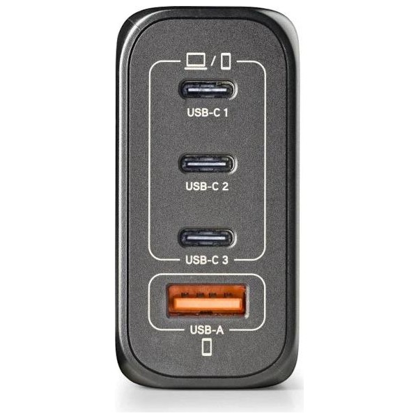 Ngs cargador ultrarapido140w 4 puertos 3usb-c 1 us
