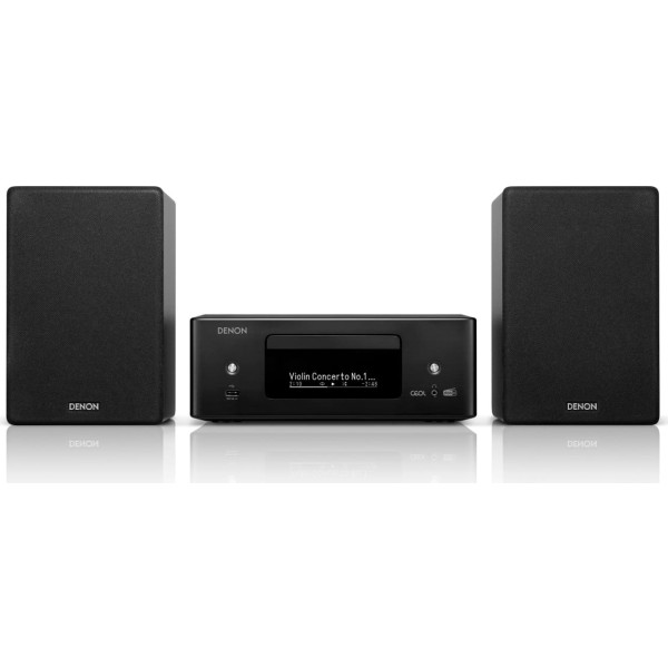 Denon ceol n12dab black / minicadena 2x65w con altavoces