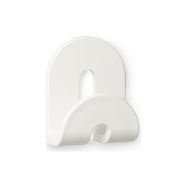 Colgador adhesivo calma blanco (pack 2 unidades)