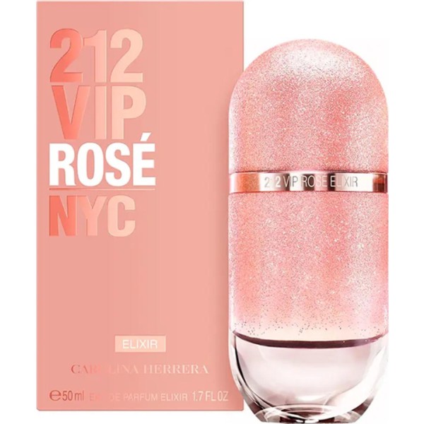Carolina herrera 212 vip rose elixir eau de parfum 50ml vaporizador