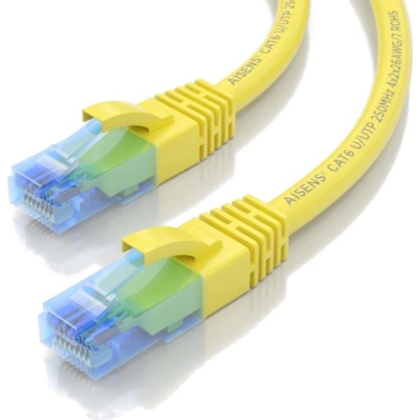 Aisens cable rj45 cat.6 utp awg26 cca amari 1.0m