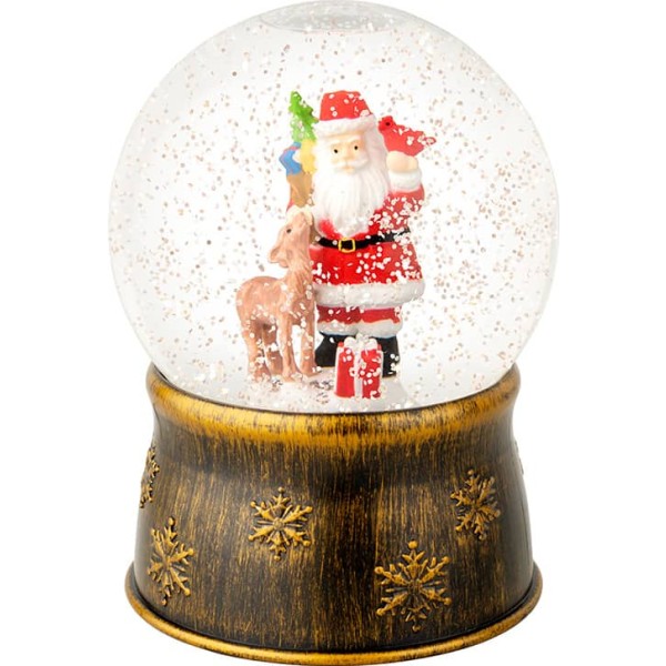 Bola de nieve santa claus ø13 x 17,5 cm