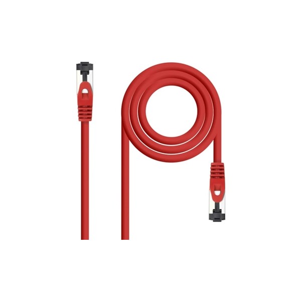 Nanocable cable red cat. 8.1 2ghz sstp rojo 0,25m