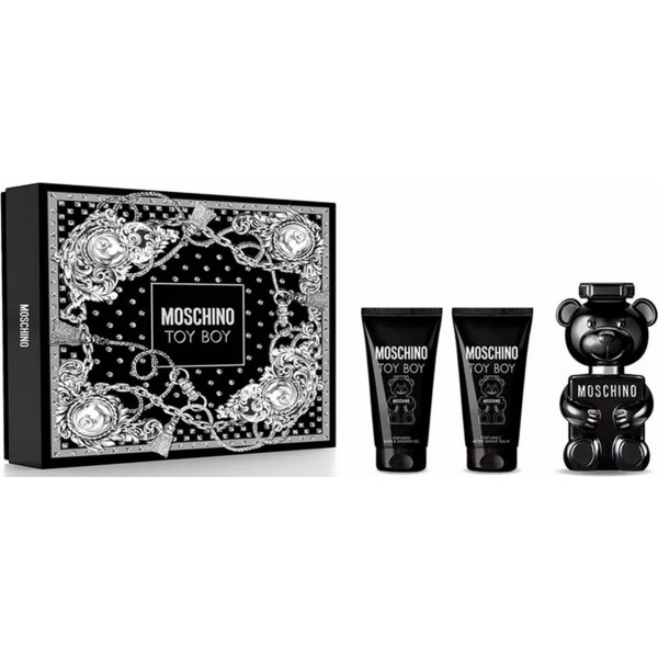 Moschino toy boy eau de parfum 50ml + gel de baño perfumado 50ml + balsamo corporal 1u