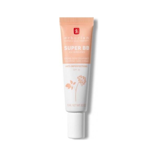 Erborian Super Bb Cream Alta Cobertura Tono Clair (Claro) SPF 20 15 ml